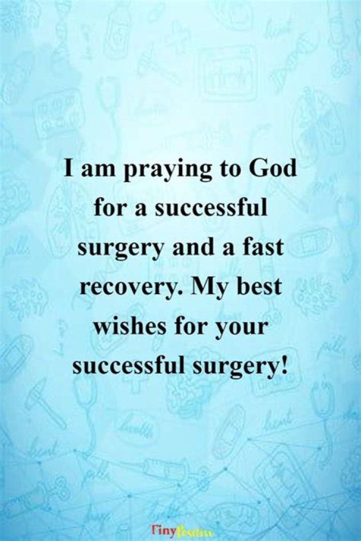 The Ultimate Guide To Sending The Most Encouraging Words For Surgery