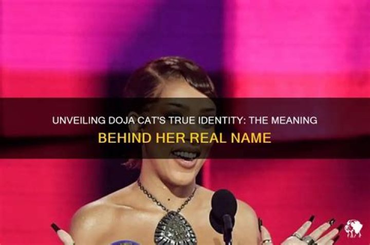 Unveiling Doja Cat's True Identity: Discover Her Real Name